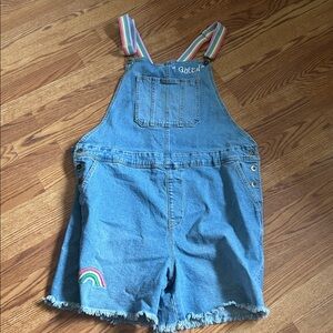 Rainbow Pride Cotton Jean Overalls